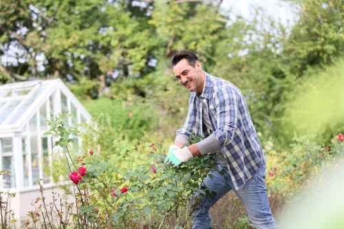 Reused landscaping materials and recycling efforts supporting Thamesmead gardens